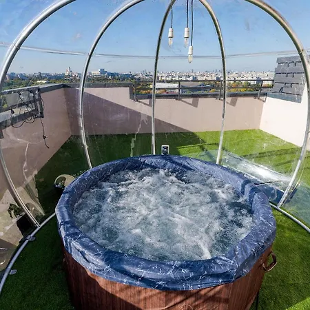 Apartamento Downtown W Jacuzzi&terrace Parkview V1 Bucarest